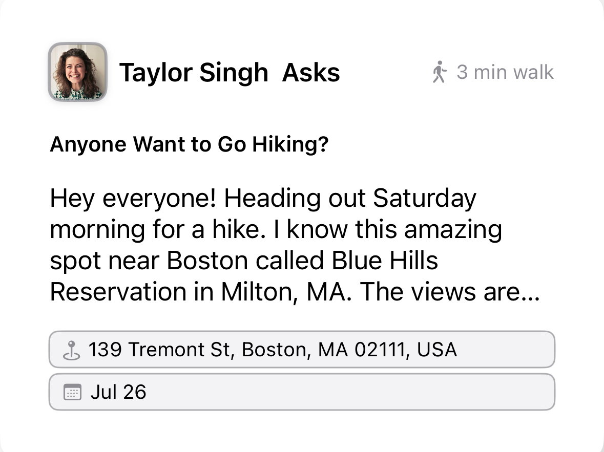 Hiking