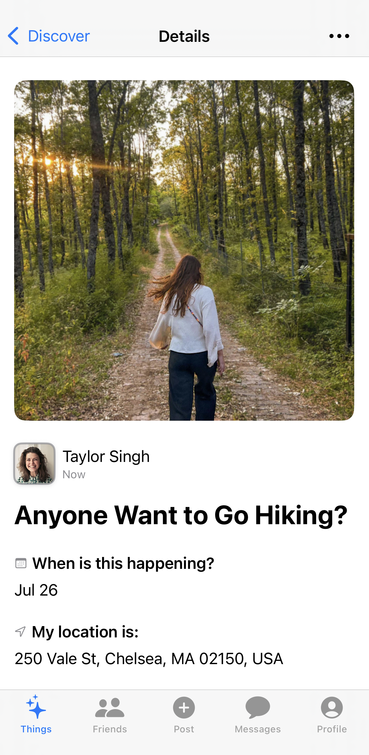 Hiking Thing Detail